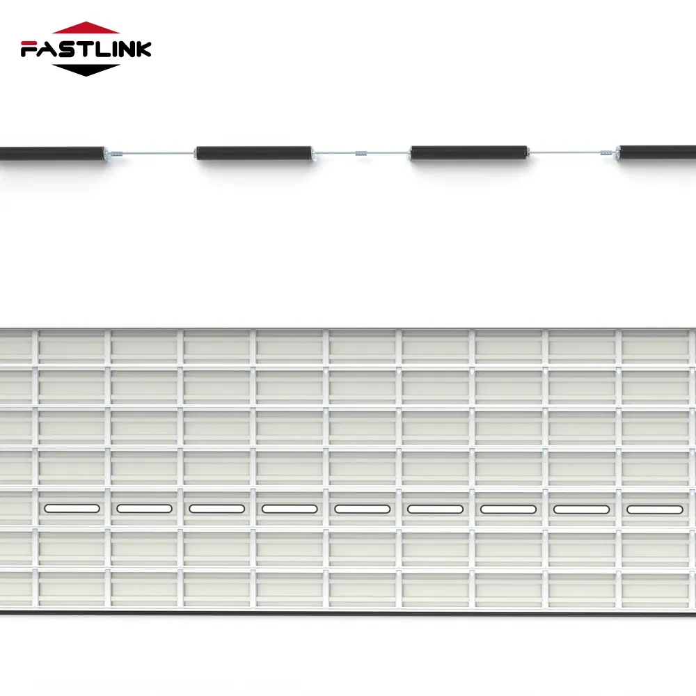 Fastlink High Quality Workshop Industrial Commercial Modern Aluminum Alloy Automatic Windpoof Overhead Single Plank Sectional Door
