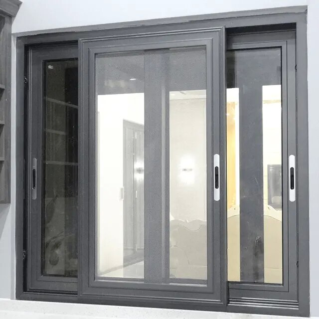 Glazed Aluminium Sliding Window Residential Windows for Houses