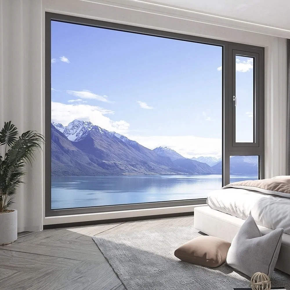 Weather Resistant Inward Opening Premium Series Contemporary Aluminum System Window