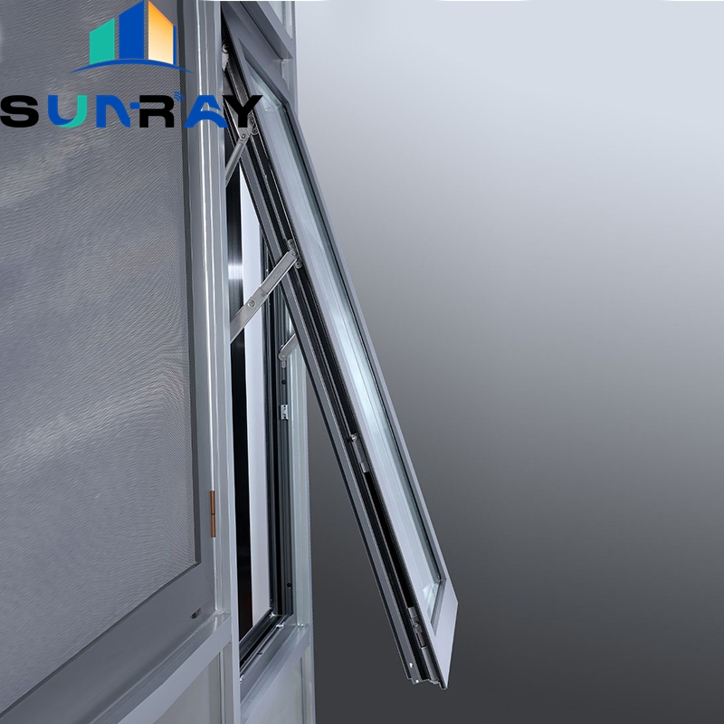 High Durability Aluminum Awning Window Anti Corrosion Surface Finish Window