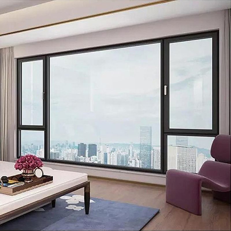 Custom Sliding High Quality Aluminum Frame Double Glazed Door Design Easy Installation Aluminum Window