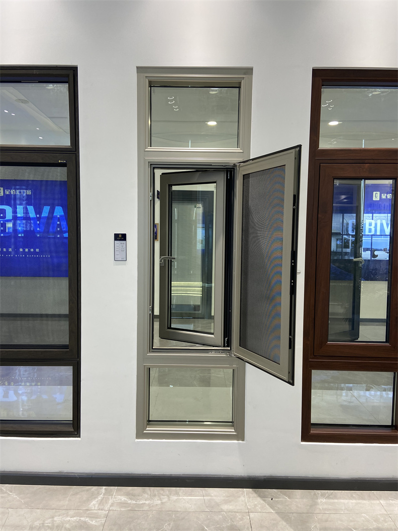 Thermal Break Aluminum Sound Heat Insulated Glass Hurricane Impact Windows