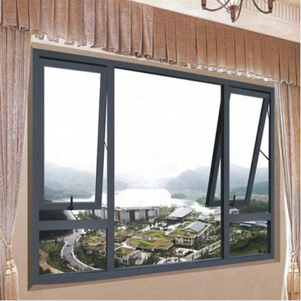 High-Performance Aluminum Top-Hung/Awning Window for Noise-Reduction in Urban Living Areas