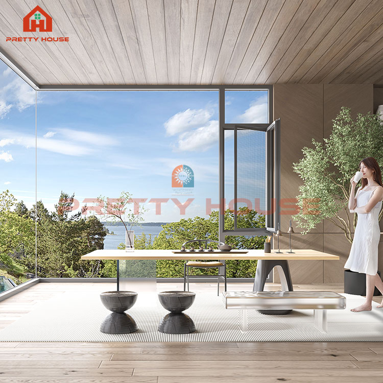 Residential Villa Project Custom Aluminum Windows Wholesale Casement Windows