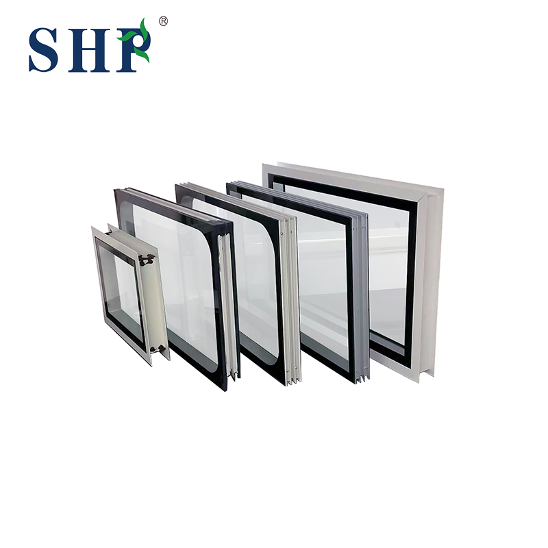 Industrial Grade Tempered Glass Industrial Aluminum Alloy Frame Cleanroom Window