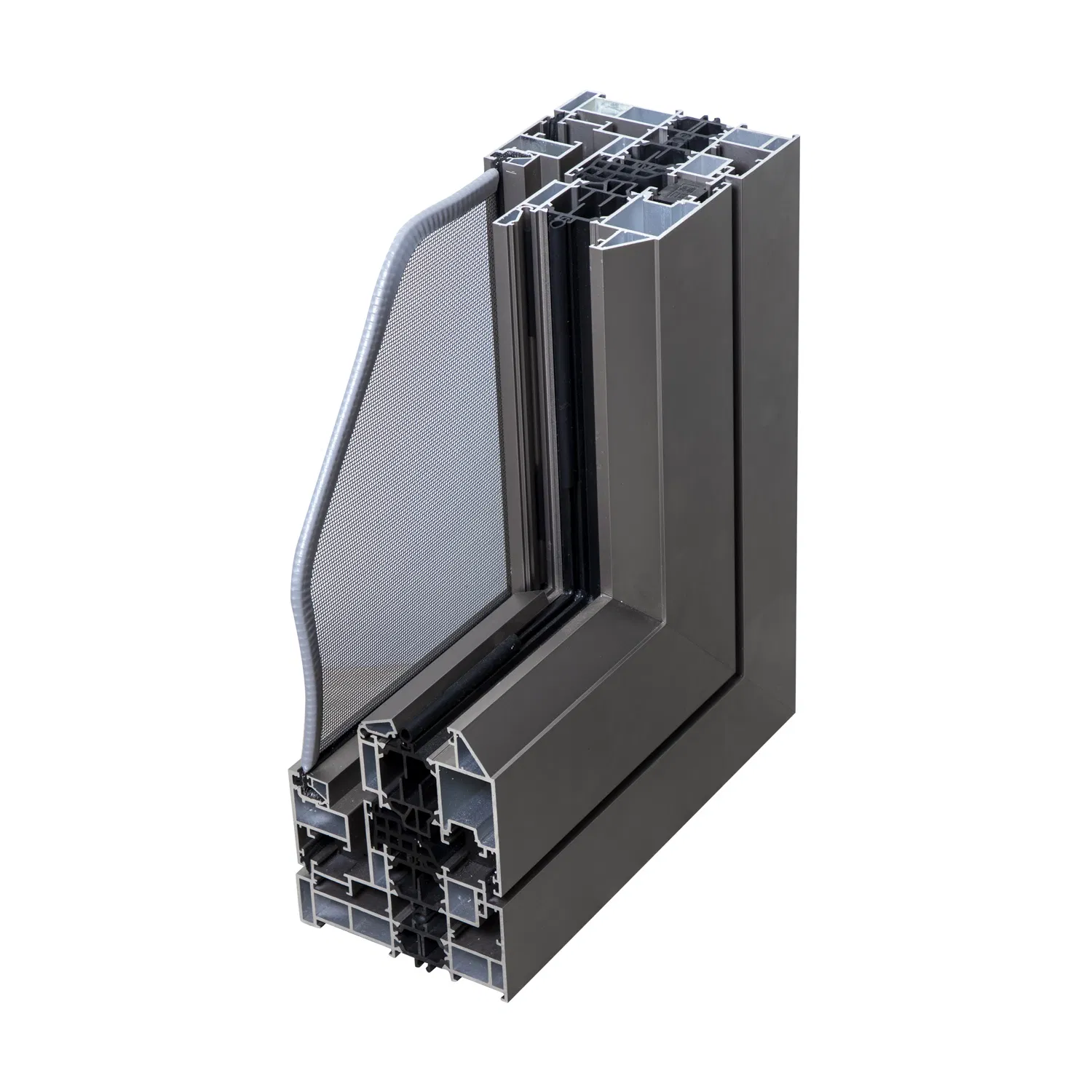 High Performance Aluminum Casement Window with Waterproof Design