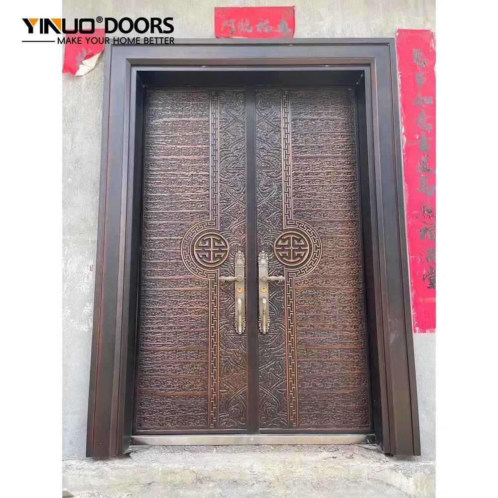 Low Maintenance Cast Aluminum Villa Door Weatherproof Seal for Tropical Climate Areas