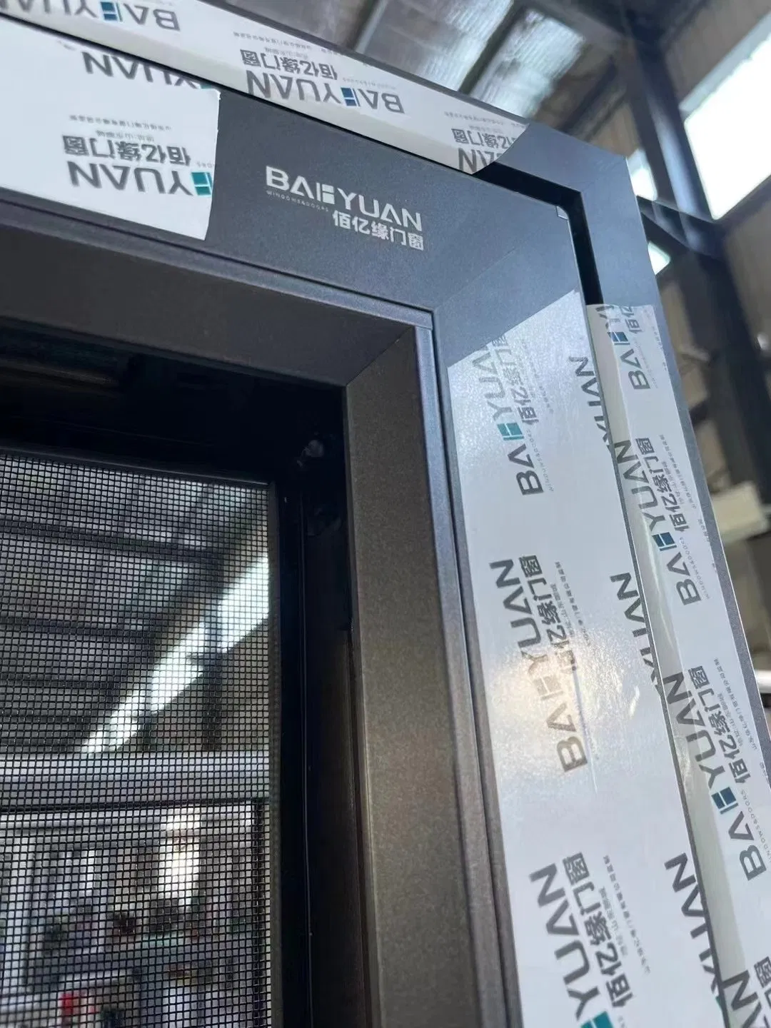 Sound Insulation Powder Spray Hope Handle Aluminum Profile Aluminum Casement Window with Double Inner and Outer Opening Anti-Corrosion and Anti-Aging