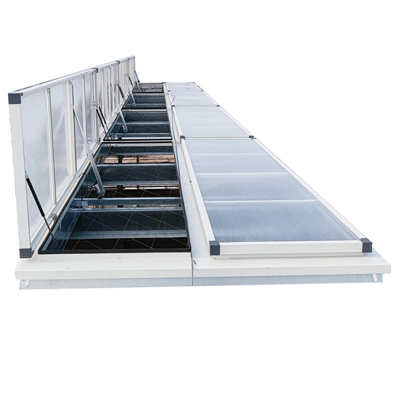 Robust Weather Resistant Aluminum Alloy Skylight Industrial Electric Smoke Vent Windows