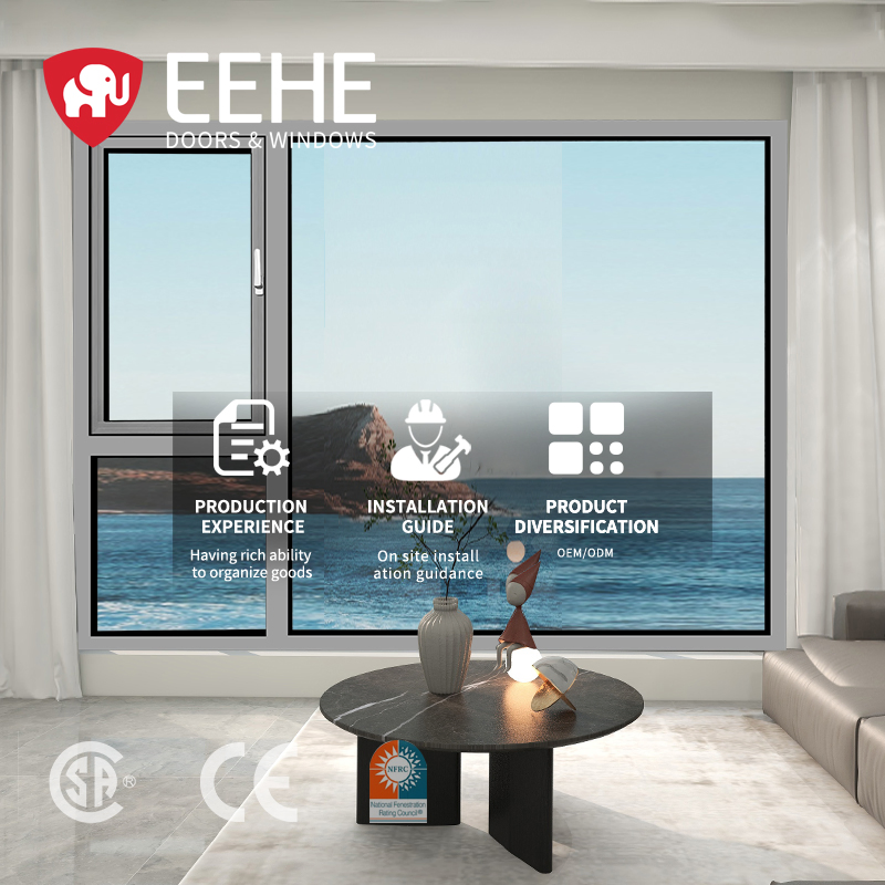 Eehe Soundproof Fixed Aluminum Windows Commercial with Reliable Soundproof As2047