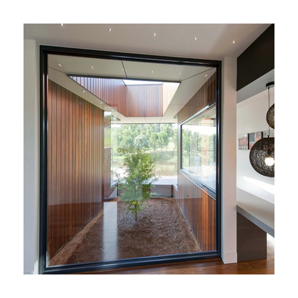 Aluminum Fixed Window with Net Glass Profile Doors Aluminum Fixed Window