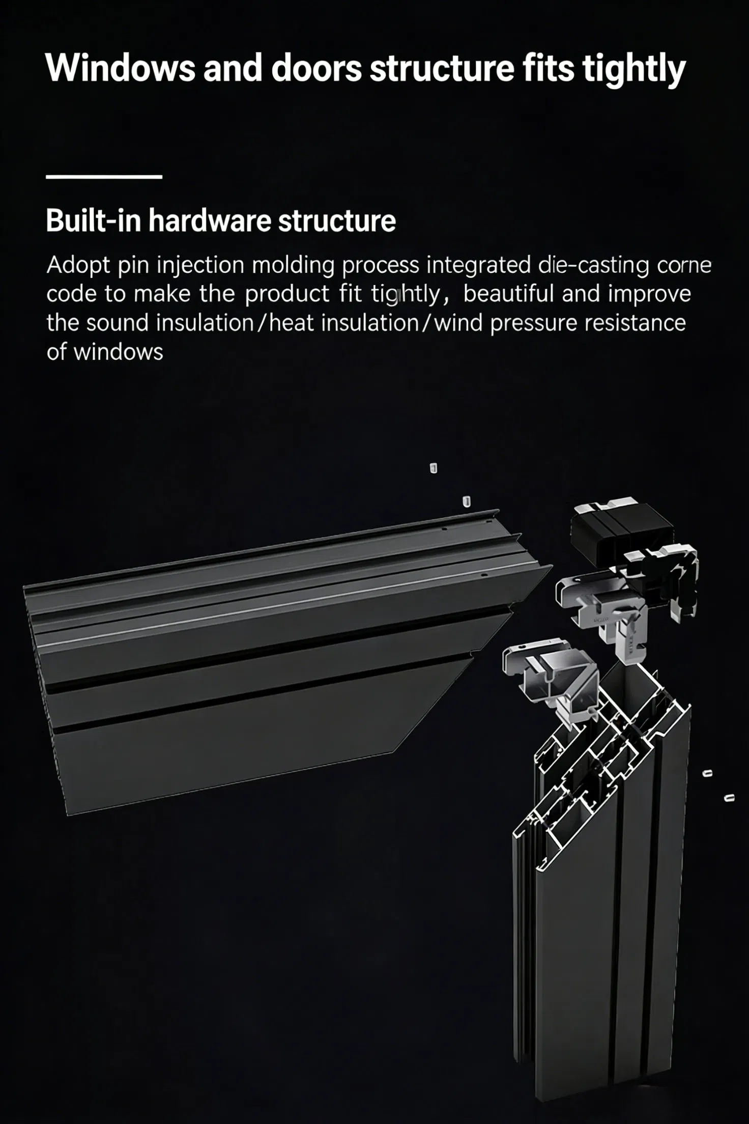High Quality Soundproof Balcony Windows Broken Bridge Aluminum Windows for House
