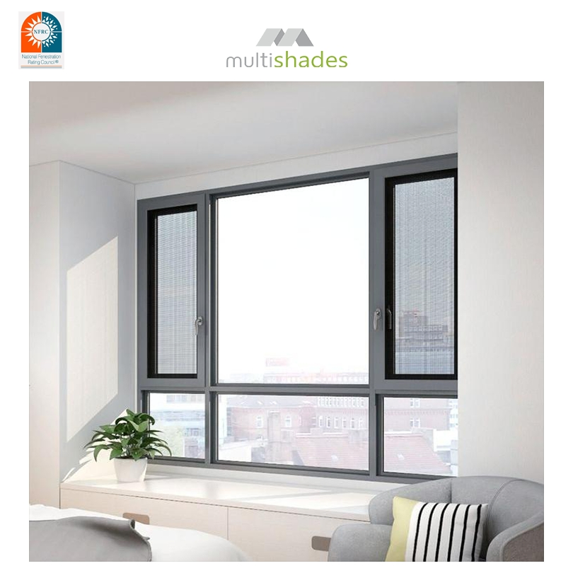 Inward Opening Casement Window Narrow Frame Space Saving Design Aluminum Window High Stability Aluminium Window Residential Area