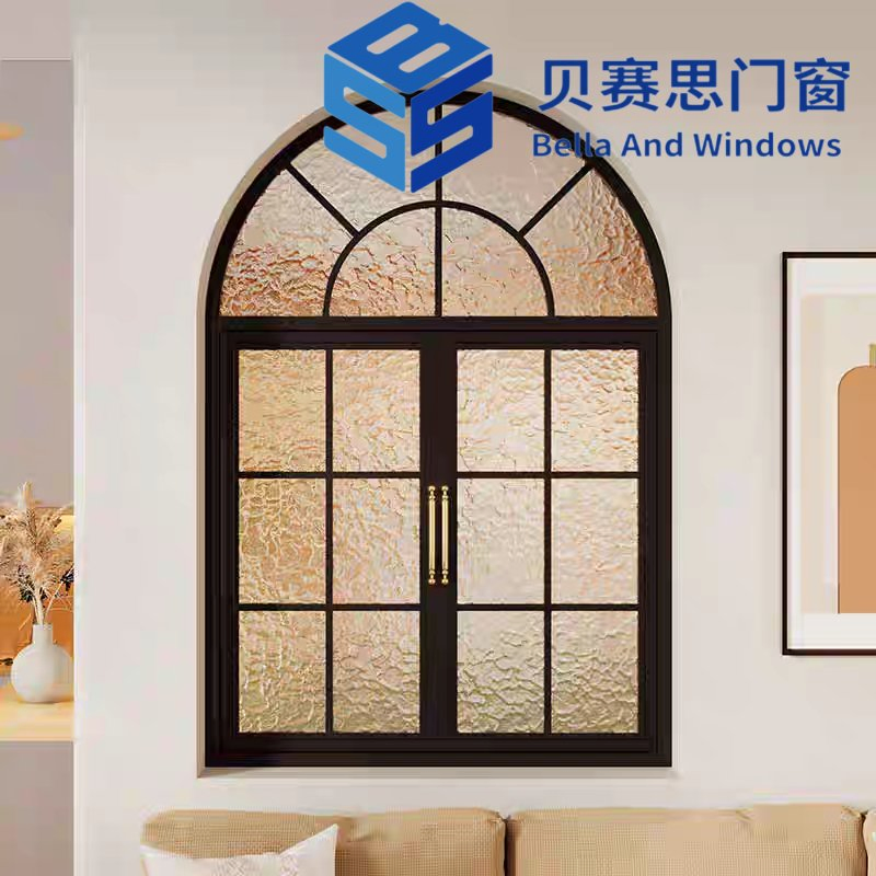 25+ Years Engineer Experience Factory Outlet Classic-Designed Weather-Resistant MID-Century Aluminum Alloy Shaped Window for Home Hotel Villa