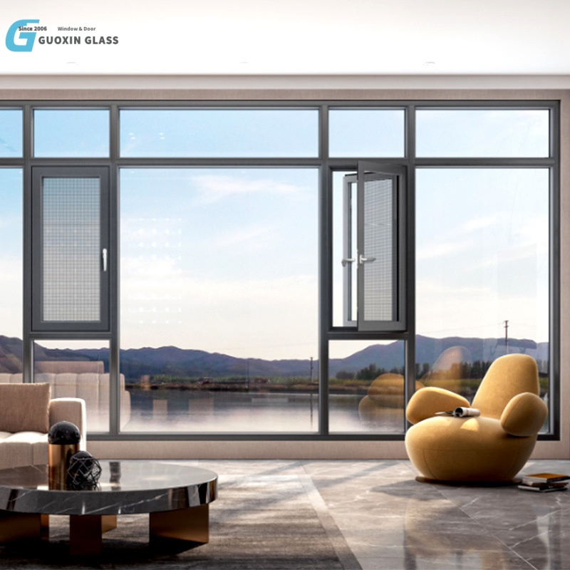 High-Performance Waterproof Aluminum Fixed Window with Custom Insulation