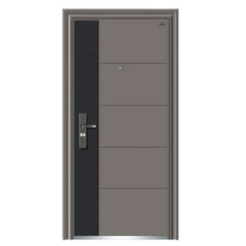 Exterior Anti Theft Metal Main Steel Security Interior Aluminum Door for Nigeria Aluminium for Home Apartment Entry Door