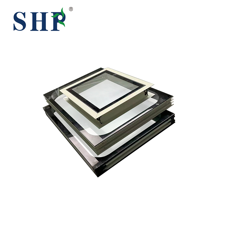 Industrial Grade Tempered Glass Industrial Aluminum Alloy Frame Cleanroom Window