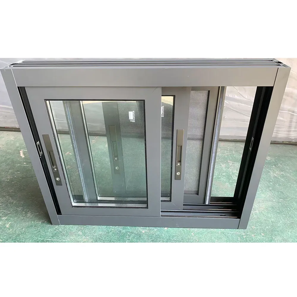 Custom Villa House Project Window Thermal Break Insulated Soundproof Glass Aluminium Sliding Windows