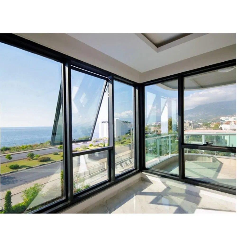 High-Performance Aluminum Top-Hung/Awning Window for Noise-Reduction in Urban Living Areas