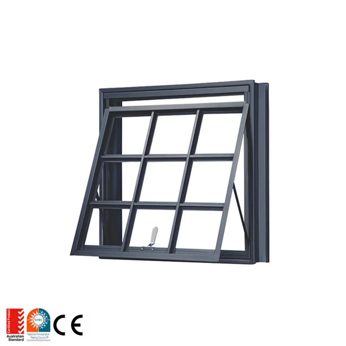 Aluminum Single or Double Awning Window for Residential
