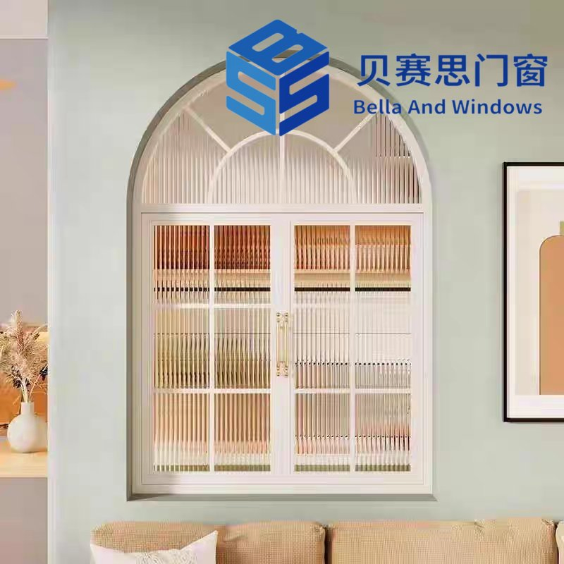 25+ Years Engineer Experience Factory Outlet Classic-Designed Weather-Resistant MID-Century Aluminum Alloy Shaped Window for Home Hotel Villa