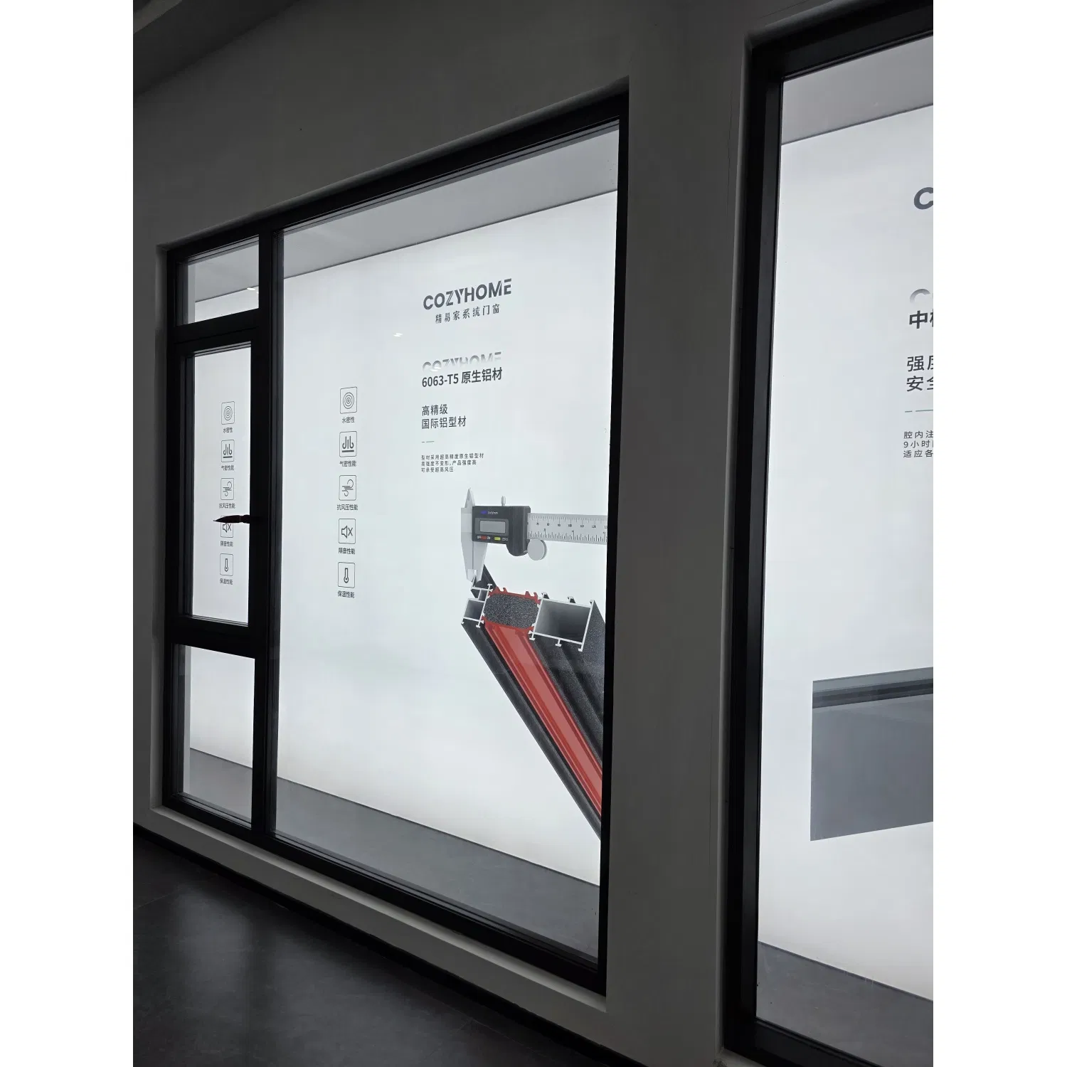 Custom Aluminum Alloy Double Reinforced Glazing Tilt&Turn Windows