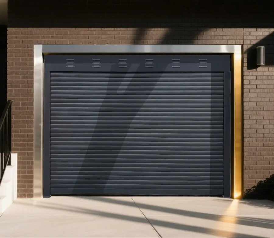 Residential Garage Door View