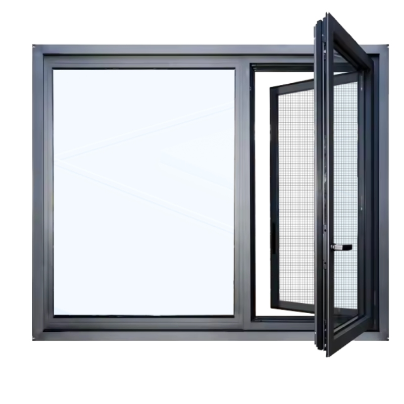 Powder Coated Weather Resistant Aluminum Alloy Doors and Windows for Coastal Properties