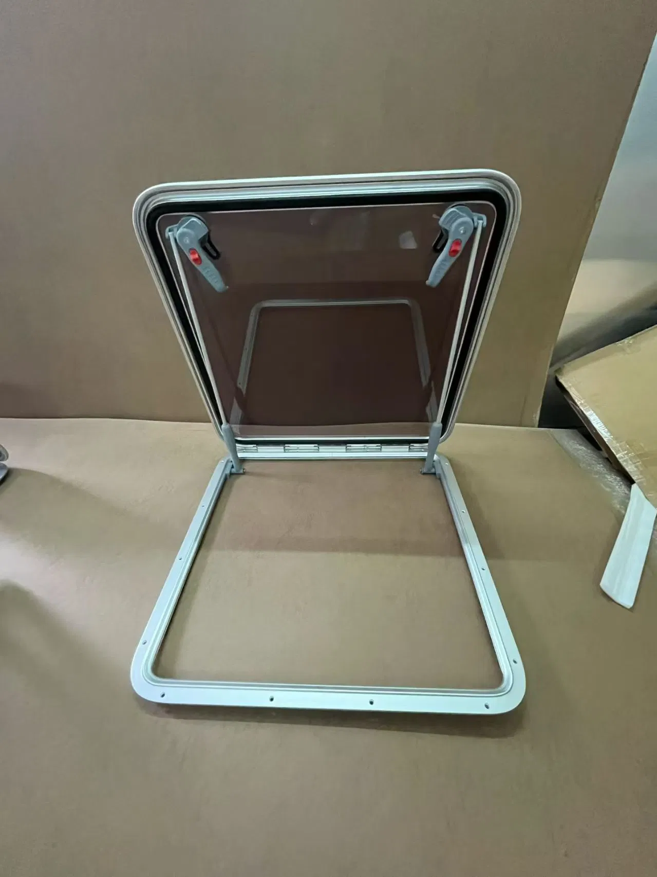 Marine Hardware Aluminium Alloy UV Resistant Yacht Skylight Porthole Window Push-out Deck Porthole for Ship Boat Part Accessories