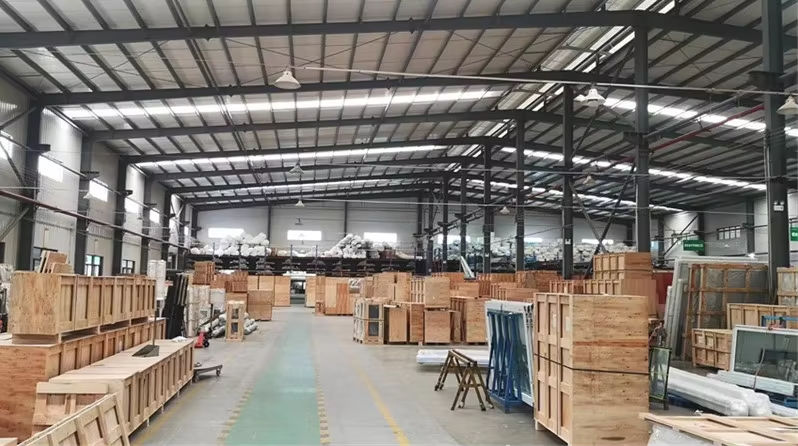 Indoor aluminum partition door - modern interior design