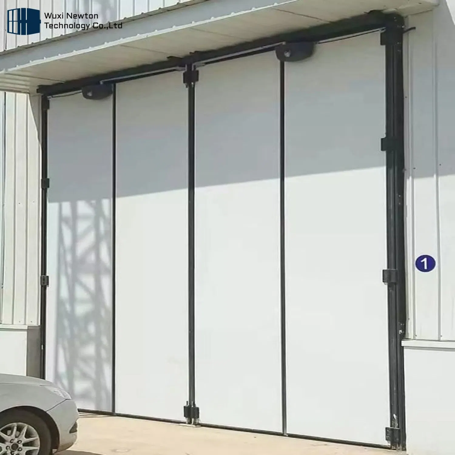 Factory Wholesale Low Maintenance Exterior Sliding Sturdy Wiring Supported Subway Folding Door