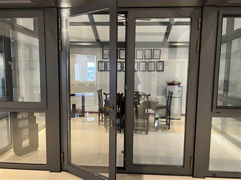 New Design Custom Double Glass Sliding Casement Doors Aluminum Swing Door