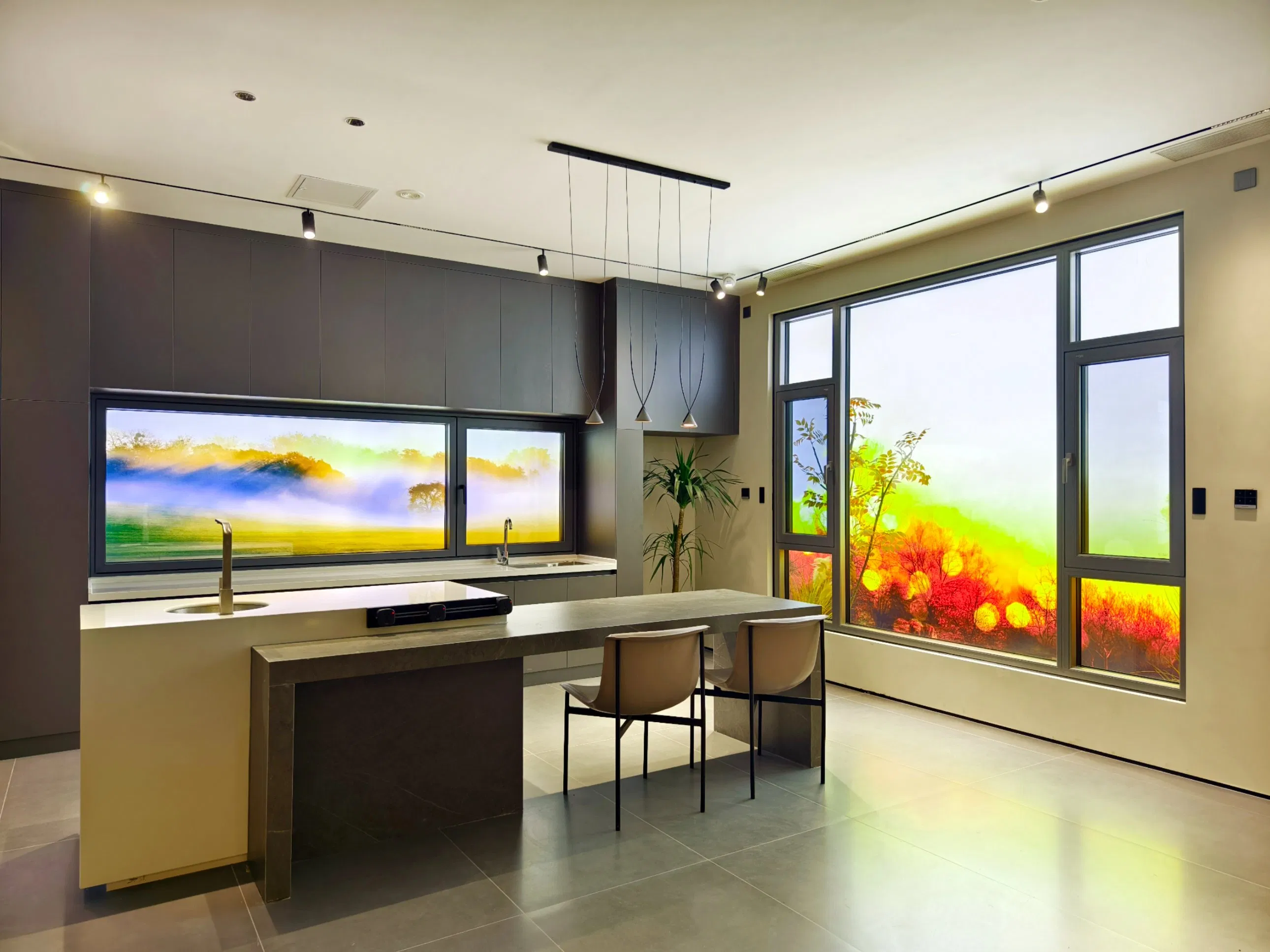 Customize Aluminium Sliding Window with Mosquito Net Double Glazing Metal Window