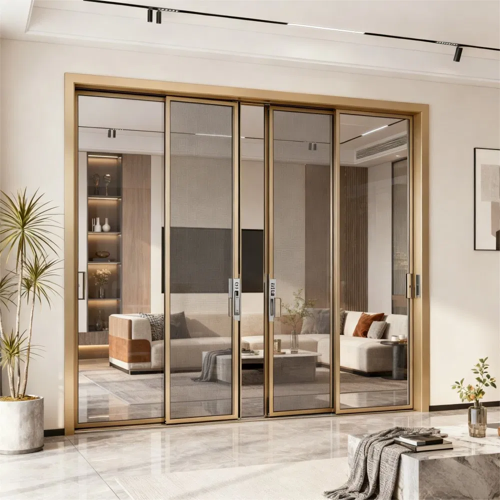 Low-Maintenance No-Rust No-Deformation Easy-Handling Commercial-Residential Standard Aluminum Doors and Windows