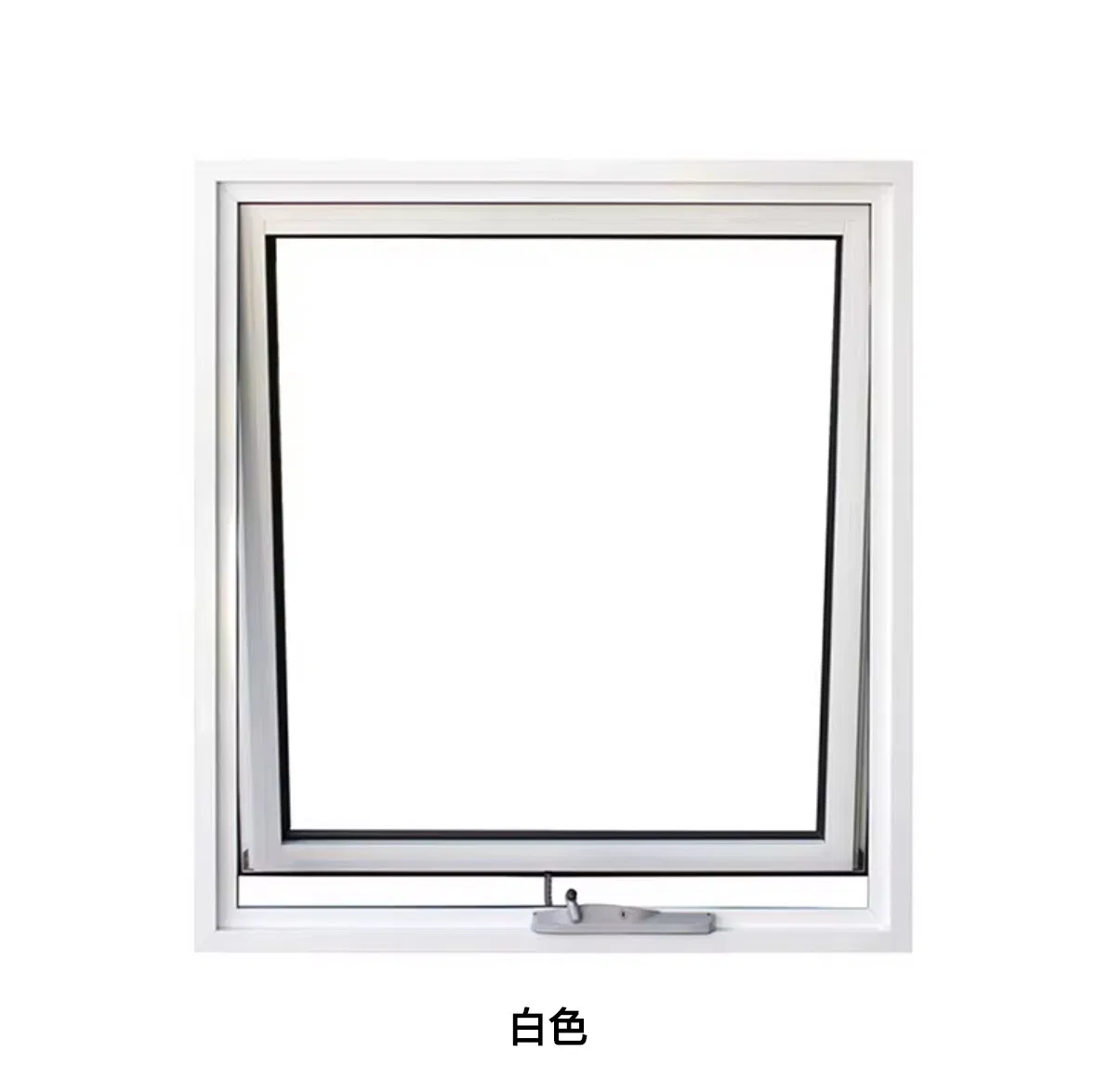 Insulated &amp; Soundproof Glass Thermal Break Aluminum Alloy Casement Window for Slim System