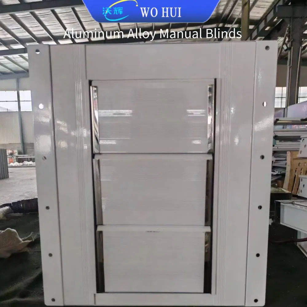 Heavy Duty Industrial Aluminum Louver Vent Window for Factory Machine Room Air Conditioning