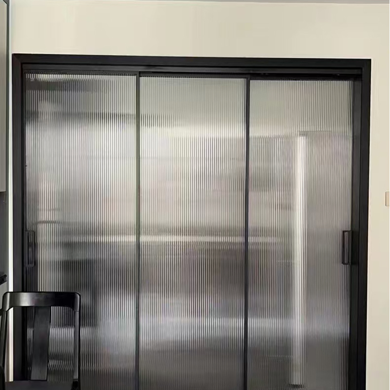 Custom Tempered Glass Sliding Doors Aluminum Sliding Doors for Kitchen Living Room