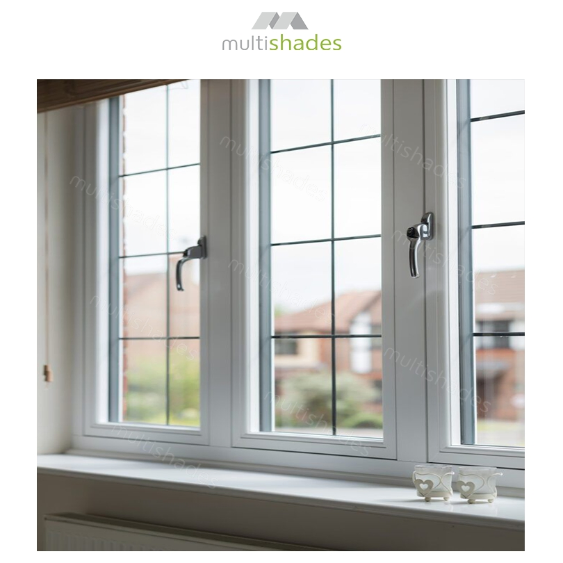 Multishades Modern Aluminum Casement Windows Villa Bathroom Waterproof Anti-Corrosion Custom Size Factory Direct