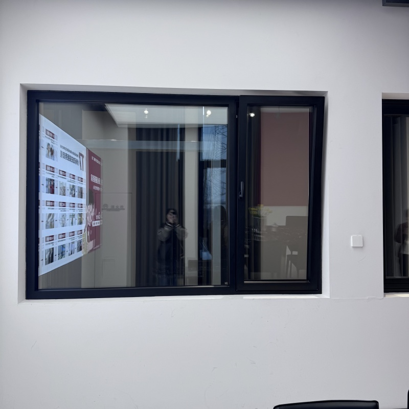Aluminum Window Frame Energy-Efficient Inward Opening Tilt-and-Turn Windows/Windows Factory/Soundproof Aluminum Window/Heat Insulation Window