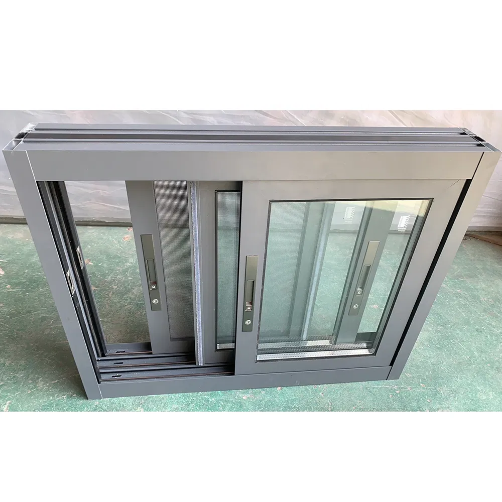 Custom Villa House Project Window Thermal Break Insulated Soundproof Glass Aluminium Sliding Windows