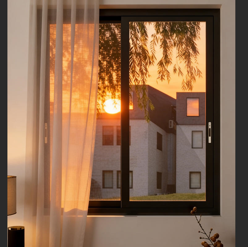 UV-Resistant Glass &amp; Durable Frame Aluminum Sliding Window for Sun Room