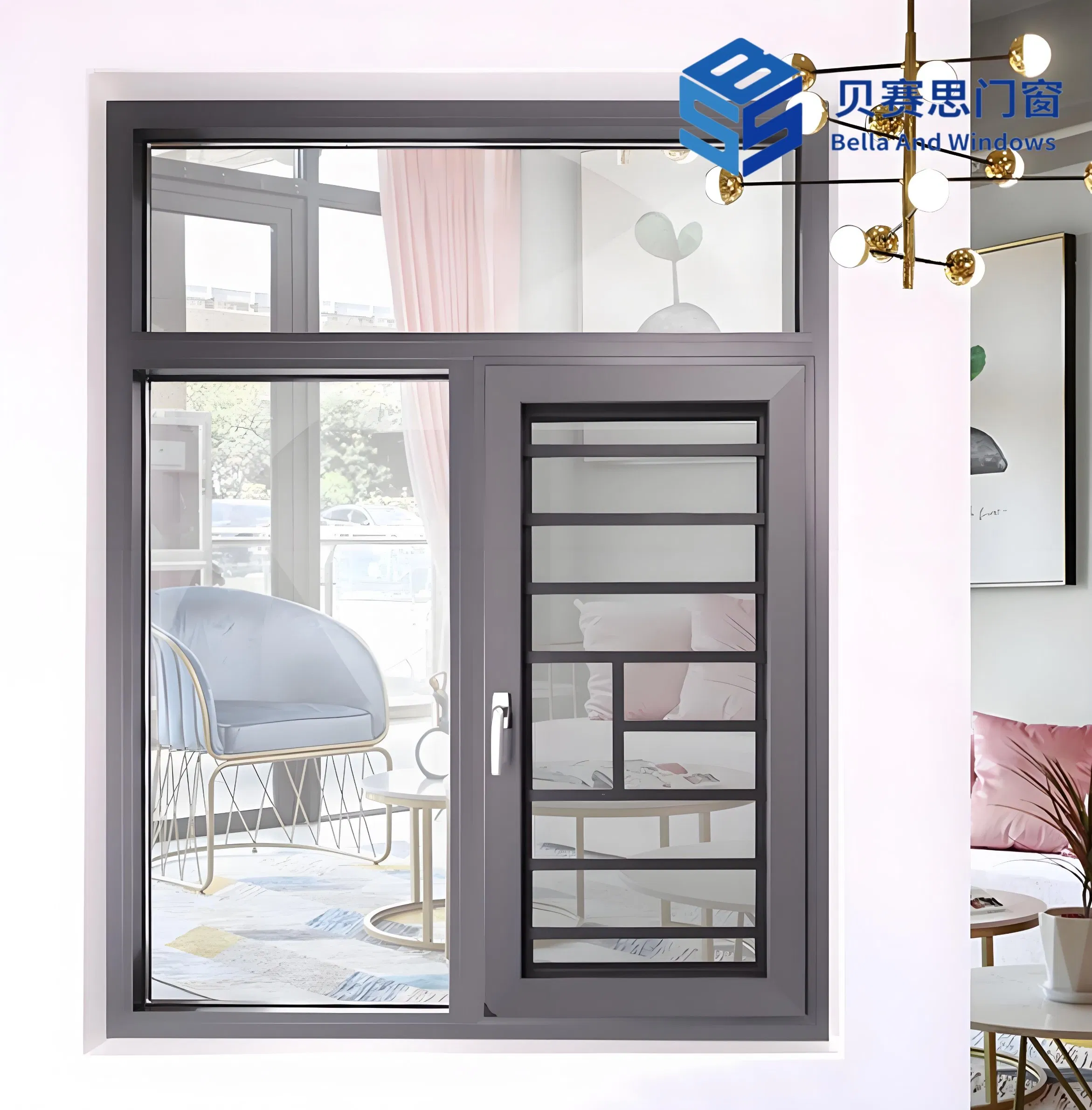 20+ Years Manufacturer Customized Anti-Corrosion Aluminum Casement Windows with 36 Months Warranty and After-Sale Services for Home/Hotel/Apartment