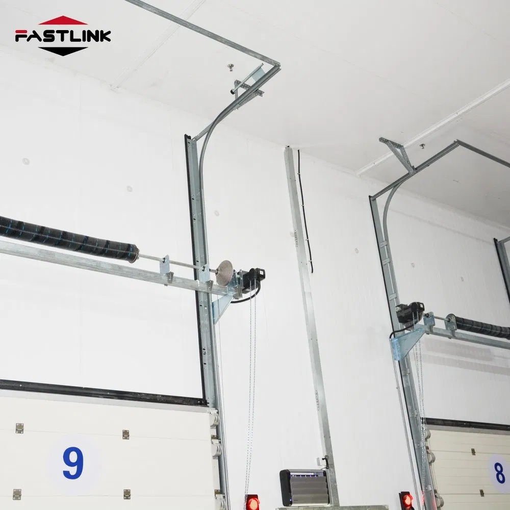 Fastlink Factory Industrial Commercial Overhead Customized Aluminium Alloy Steel Electric Automatic Cold Storage Insulated Sectional Door