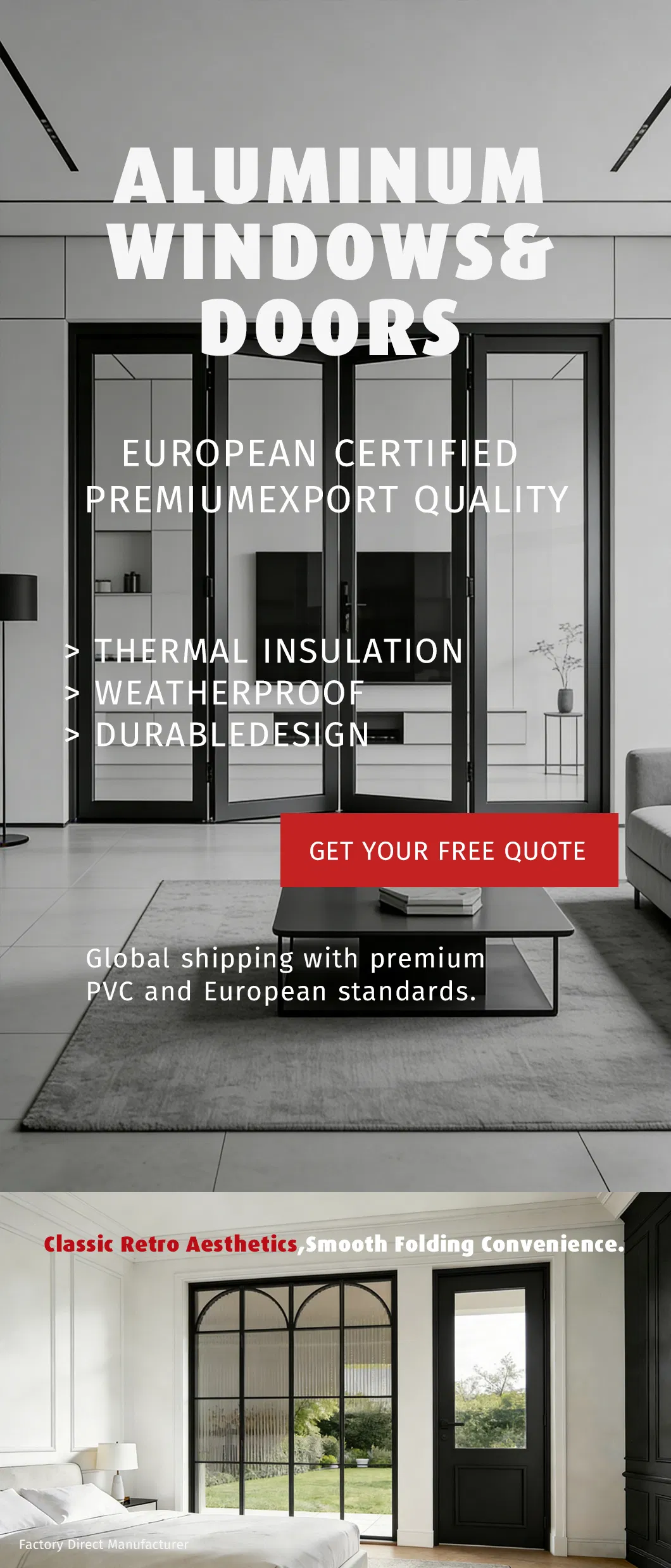 Aluminum Security Door Design