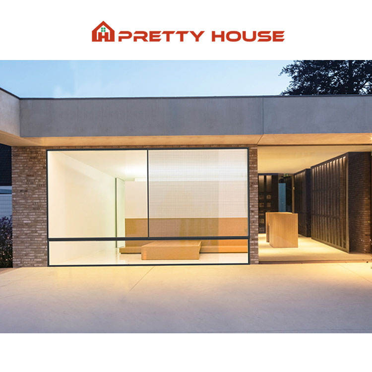 Hurricane Impact Aluminum Sliding Window Custom Two/Three Track Double Tempered Glass Black Slide Windows