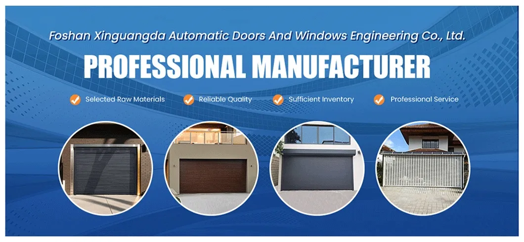 Aluminum Flat Slat Rolling Shutter Door