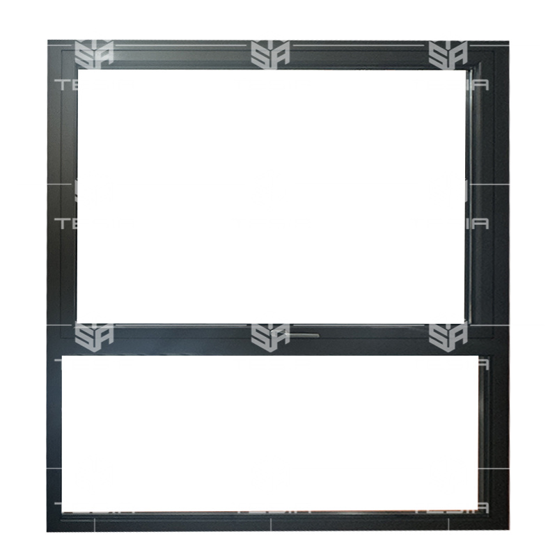 Residential Outswing Top-Hung Windows Aluminum Casement Awning Top-Hinged Window