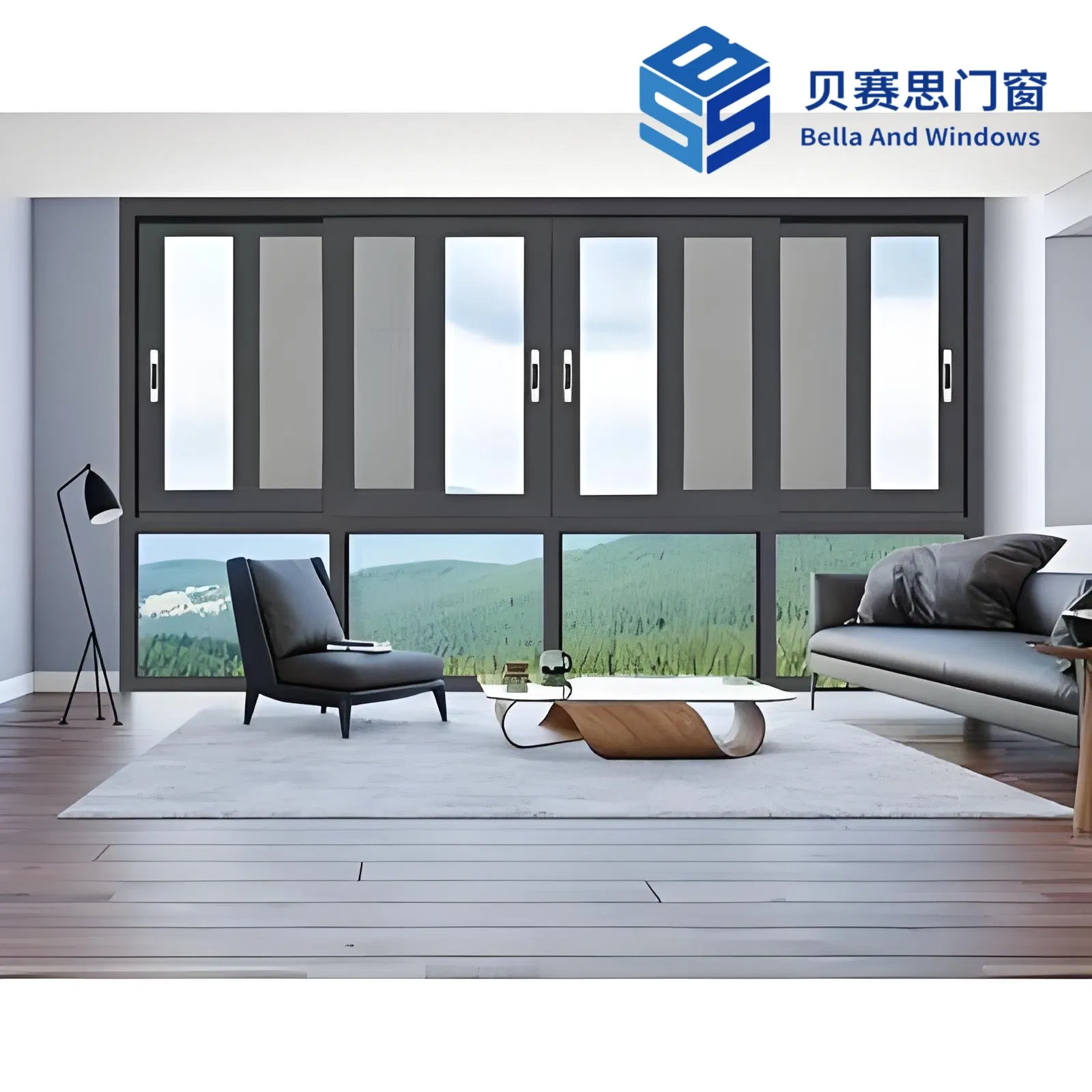 20+ Years Manufacturer Customized Transparent and Bright Thermal Break/Anti-Scratch/Anti-Corrosion Aluminum Alloy Sliding Windows with Lifetime Service