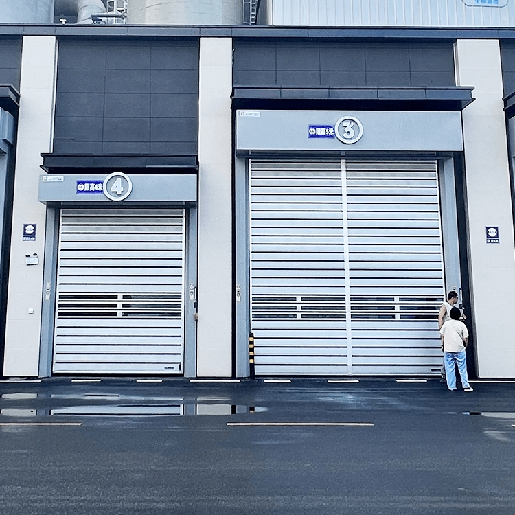 Low Maintenance Industrial Spiral Hard High Speed Door for Parking Garages