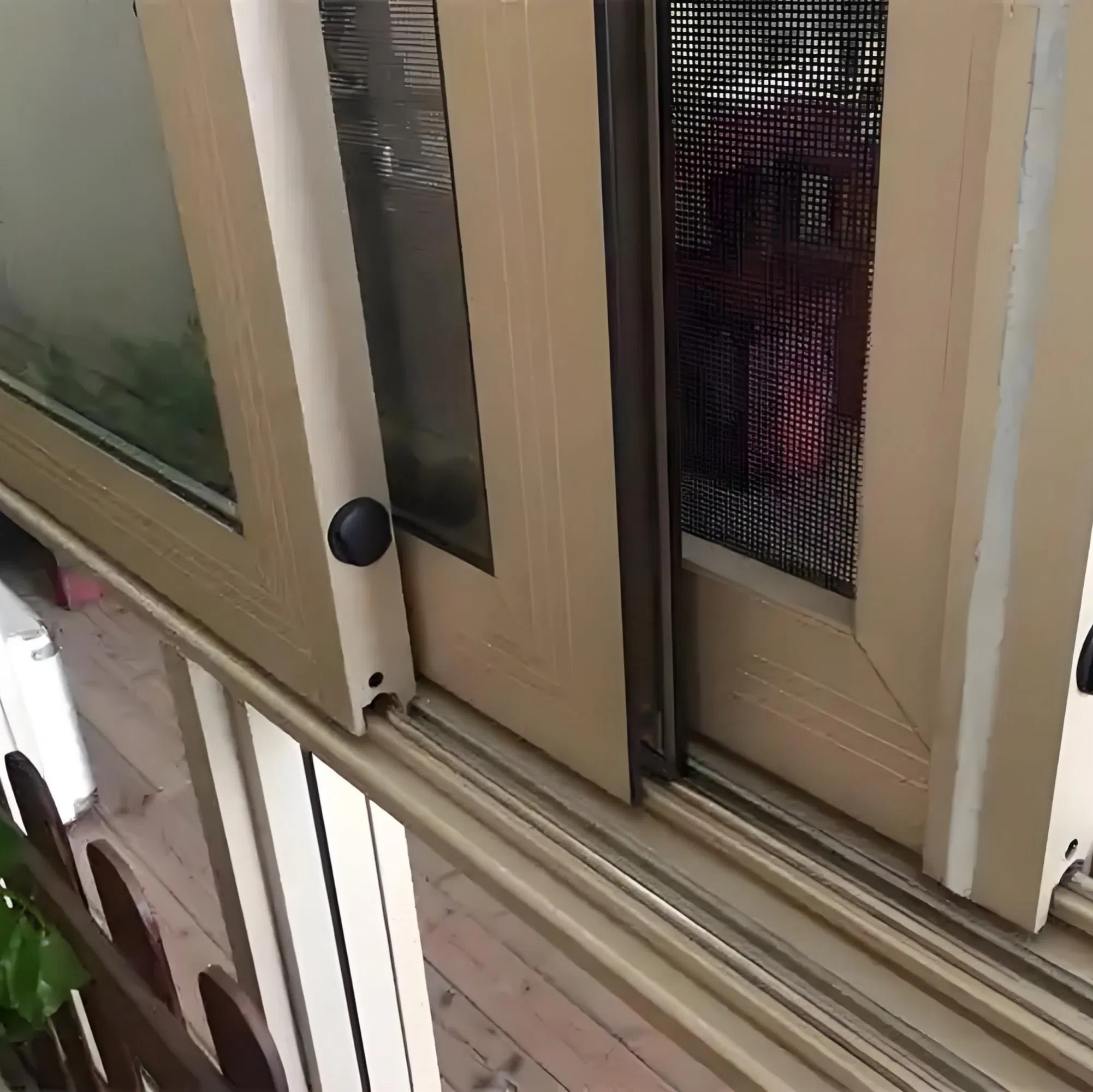 UV-Resistant Double Tempered Aluminum Sliding Window Low-E